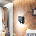 Glamorous Crystal Cylinder Golden Bathroom Vanity Light