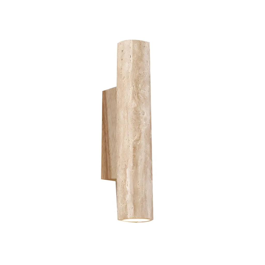 Minimalist Modern Beige Stone Wall Sconce