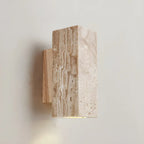Minimalist Modern Beige Stone Wall Sconce