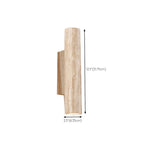 Minimalist Modern Beige Stone Wall Sconce
