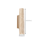 Minimalist Modern Beige Stone Wall Sconce
