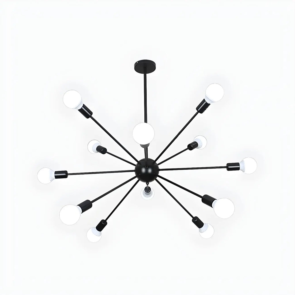 Modern LED Gold Globe Sputnik Chandelier