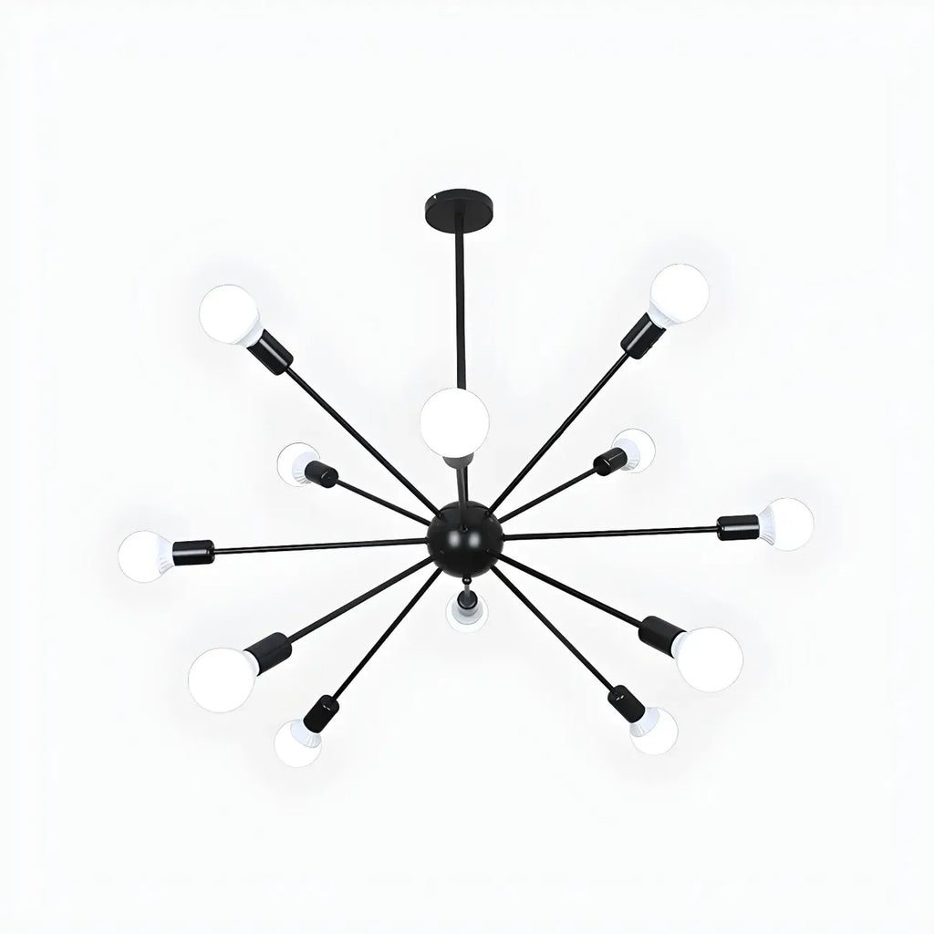 Modern LED Gold Globe Sputnik Chandelier