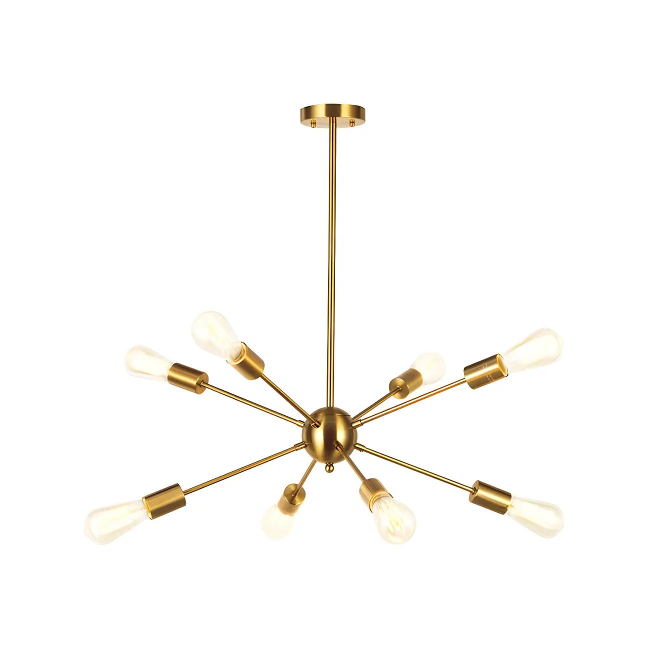 Modern LED Gold Globe Sputnik Chandelier