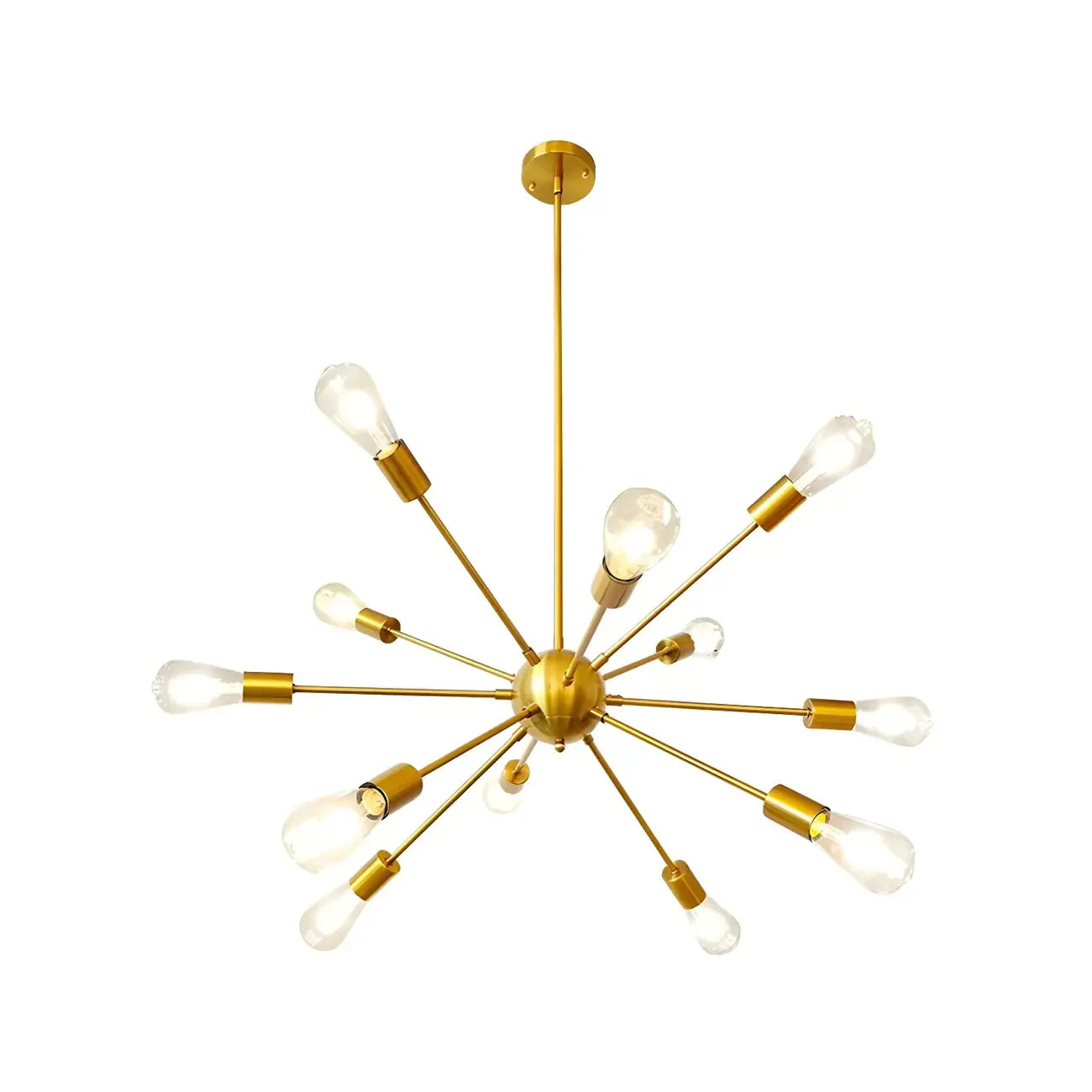 Modern LED Gold Globe Sputnik Chandelier
