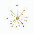 Modern LED Gold Globe Sputnik Chandelier