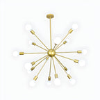Modern LED Gold Globe Sputnik Chandelier