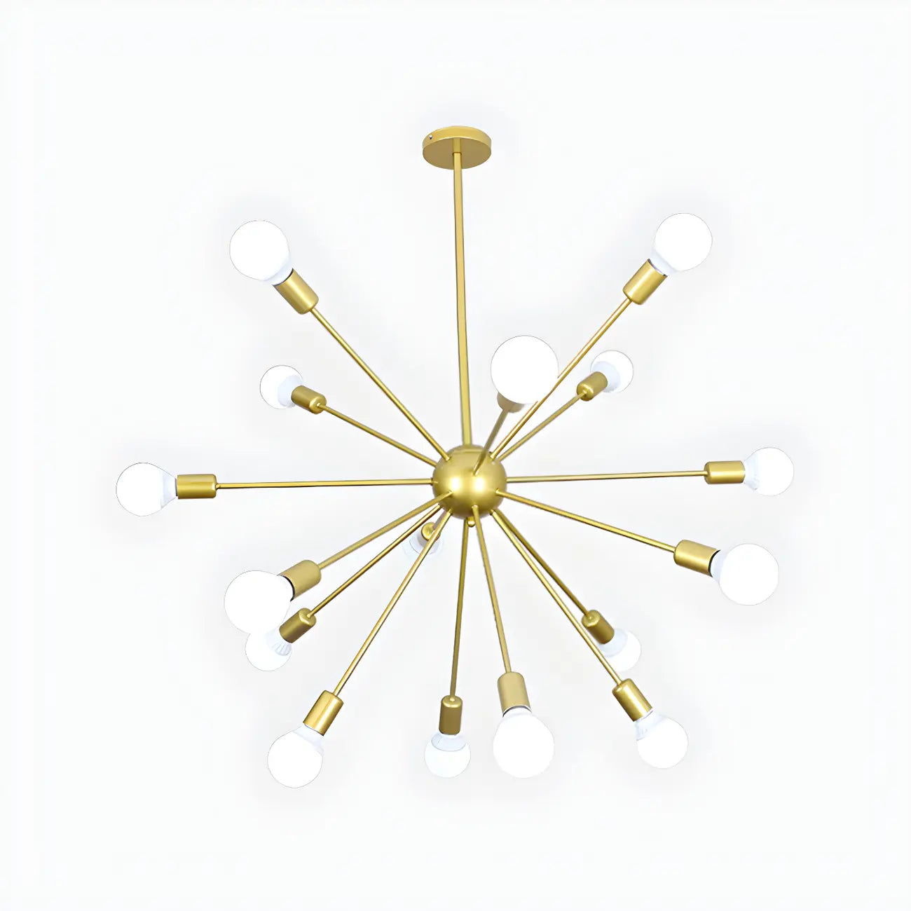 Modern LED Gold Globe Sputnik Chandelier