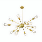 Modern LED Gold Globe Sputnik Chandelier