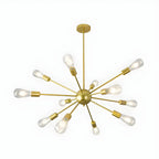 Modern LED Gold Globe Sputnik Chandelier