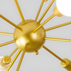 Modern LED Gold Globe Sputnik Chandelier