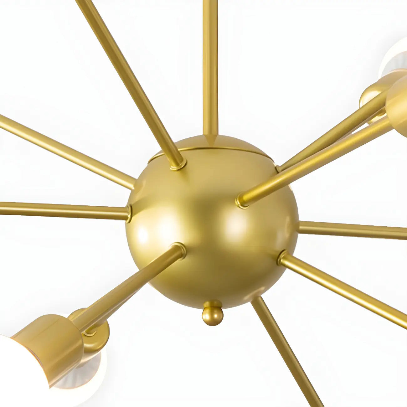 Modern LED Gold Globe Sputnik Chandelier