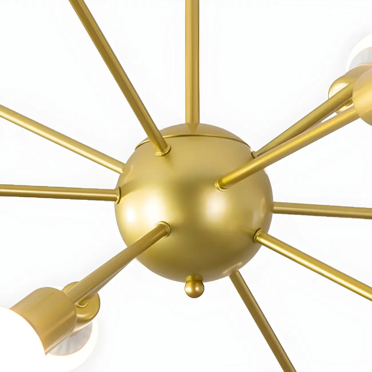 Modern LED Gold Globe Sputnik Chandelier