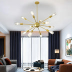 Modern LED Gold Globe Sputnik Chandelier