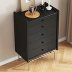 Elegant Grey Wooden Dresser & Chest with Storage