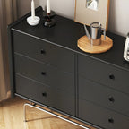 Elegant Grey Wooden Dresser & Chest with Storage