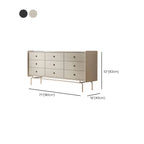 Elegant Grey Wooden Dresser & Chest with Storage
