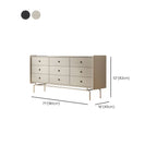 Elegant Grey Wooden Dresser & Chest with Storage
