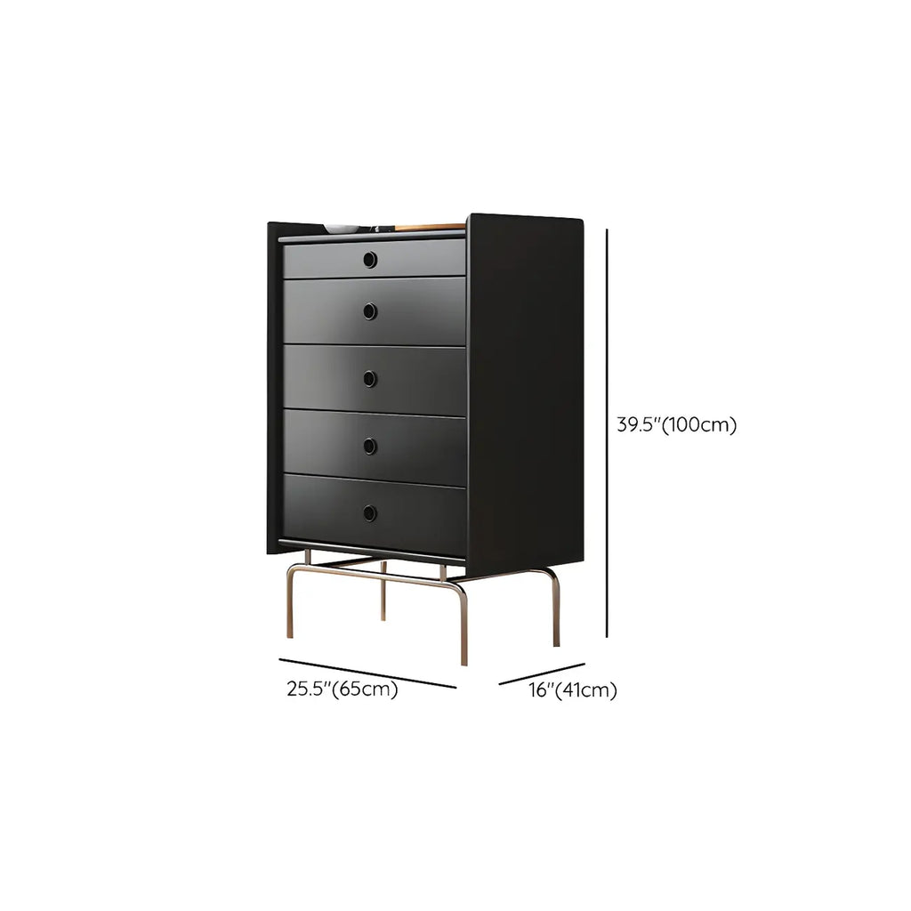 Elegant Grey Wooden Dresser & Chest with Storage