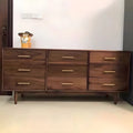 Classic Pine Wood Natural Double Dresser
