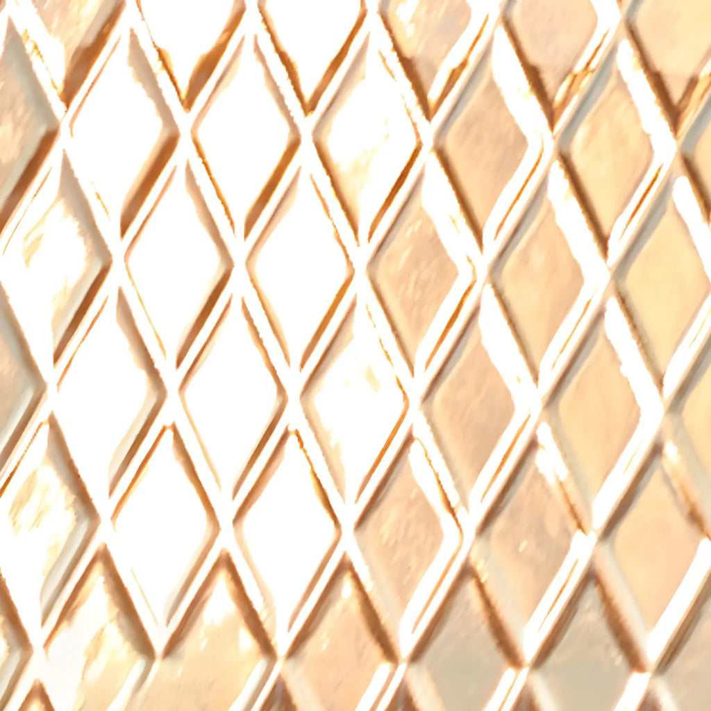 Modern Solar Grid Translucent Bronze Outdoor Post Lights
