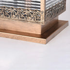 House-Shape Black Solar Outdoor Post Lights