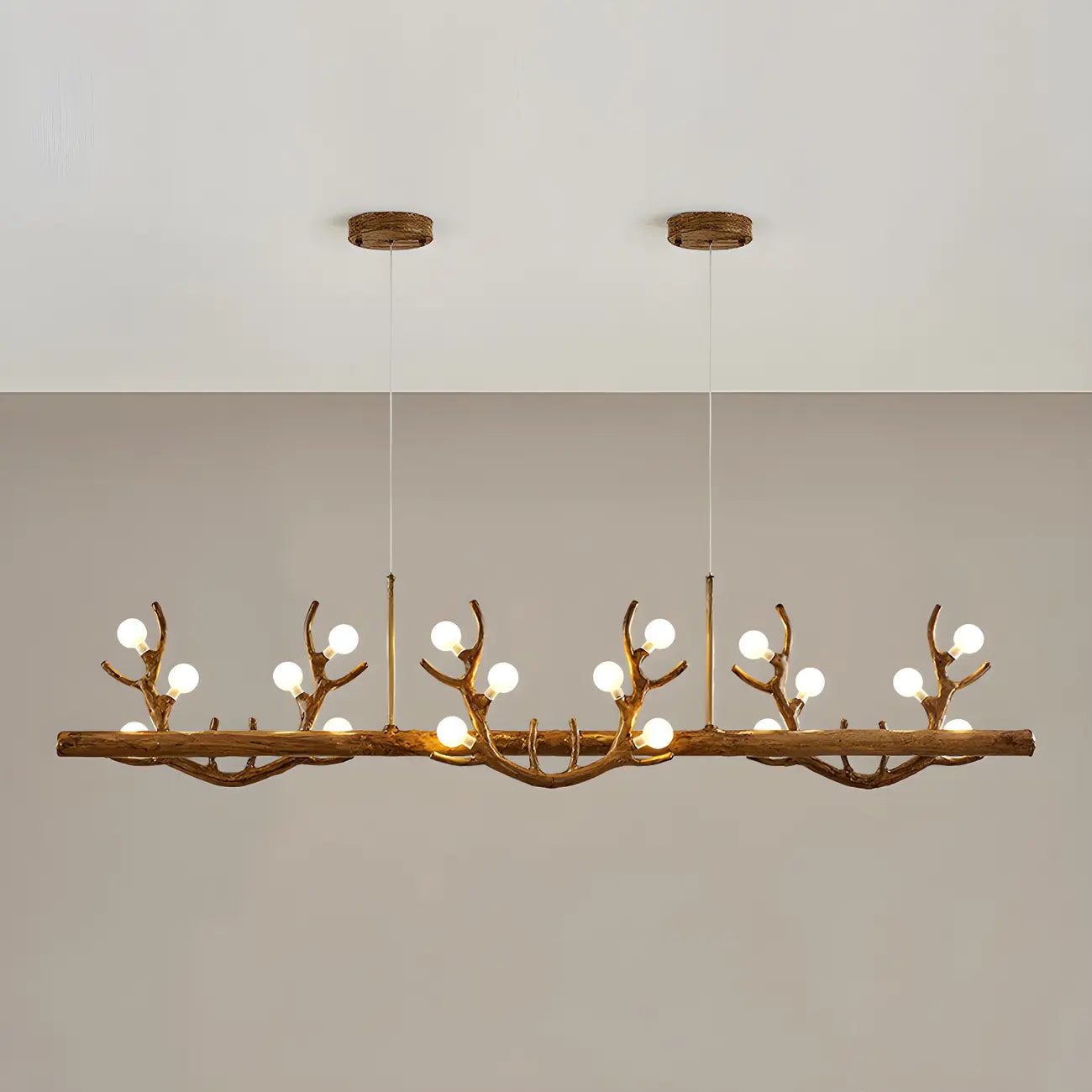 Nordic Antler Modern Island Pendant Light for Kitchen
