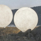 Solar Garden Resin Ball Shape Outdoor Post Lights