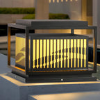 Waterproof Outdoor Wired Rectangular Post Cap Light