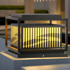 Waterproof Outdoor Wired Rectangular Post Cap Light