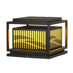 Waterproof Outdoor Wired Rectangular Post Cap Light