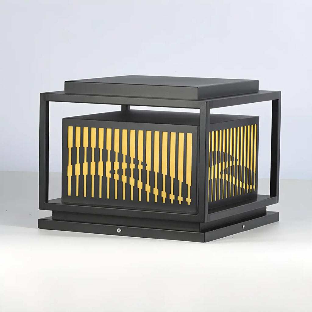 Waterproof Outdoor Wired Rectangular Post Cap Light