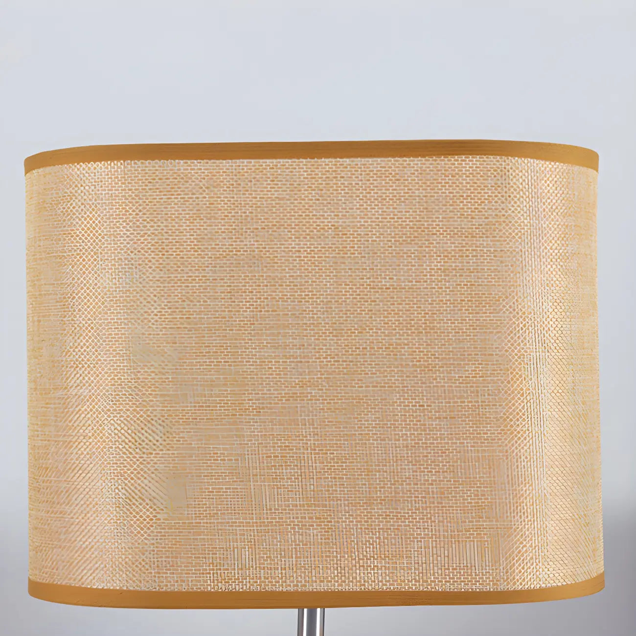 Bedside Wood LED Plug In Table Lamp in Fabric Shade