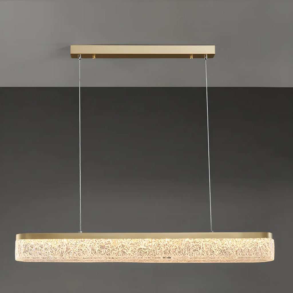 Modern Gold 3-Gear Dimming LED Kitchen Island Pendant Light
