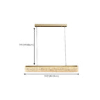 Modern Gold 3-Gear Dimming LED Kitchen Island Pendant Light