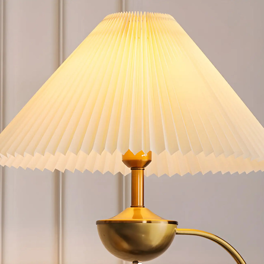 Contemporary Black Floor Lamp with Shelves for Living Room