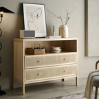 Tropical Natural Wooden Bachelor Chests with Drawers