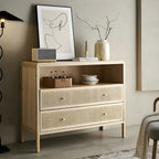 Tropical Natural Wooden Bachelor Chests with Drawers