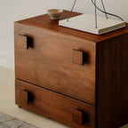 Minimalist Brown Wooden Dressers & Chests with Drawers