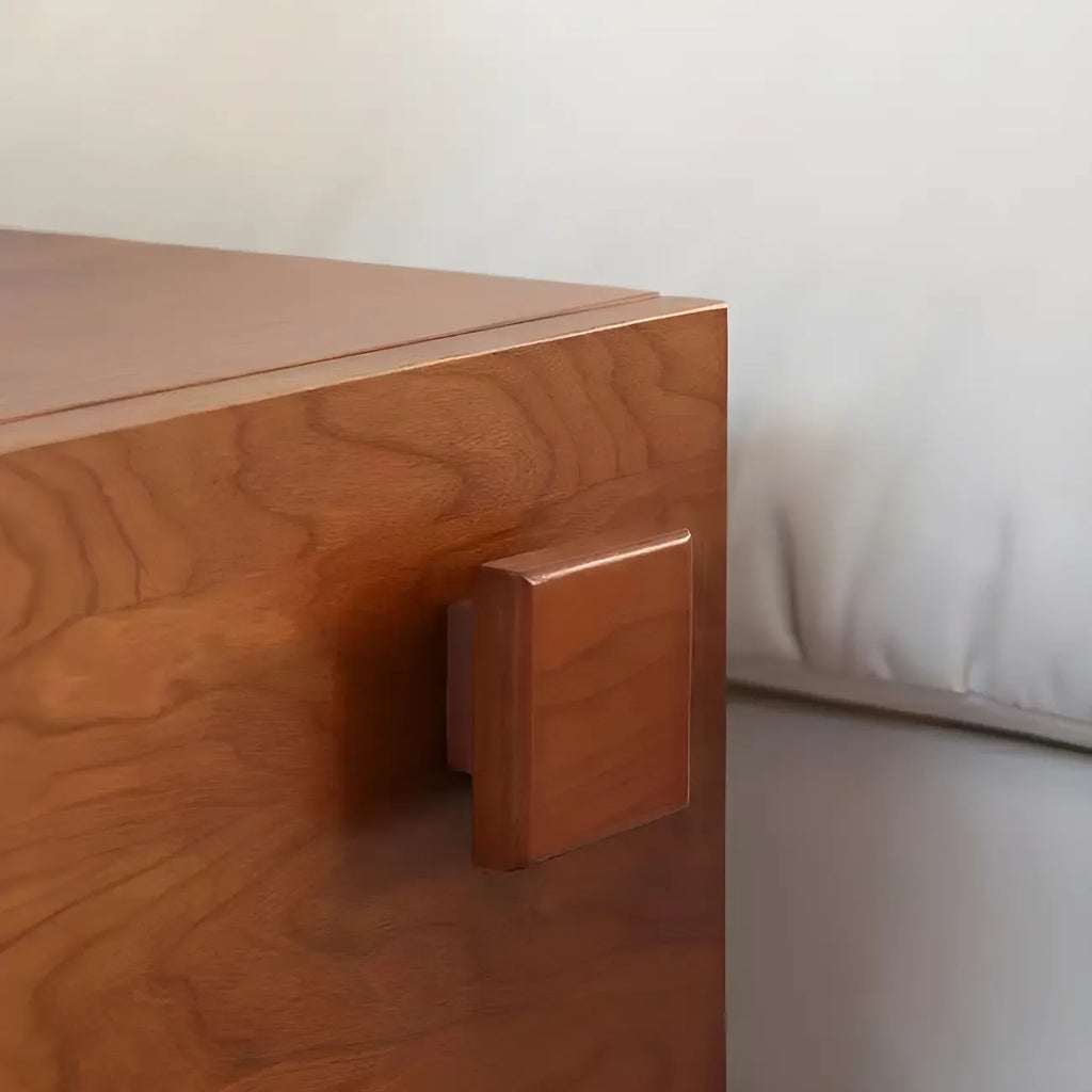 Minimalist Brown Wooden Dressers & Chests with Drawers