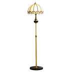 67 Vintage Brass LED Floor Lamp with Adjustable Height