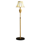 67 Vintage Brass LED Floor Lamp with Adjustable Height