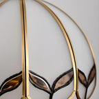 67 Vintage Brass LED Floor Lamp with Adjustable Height