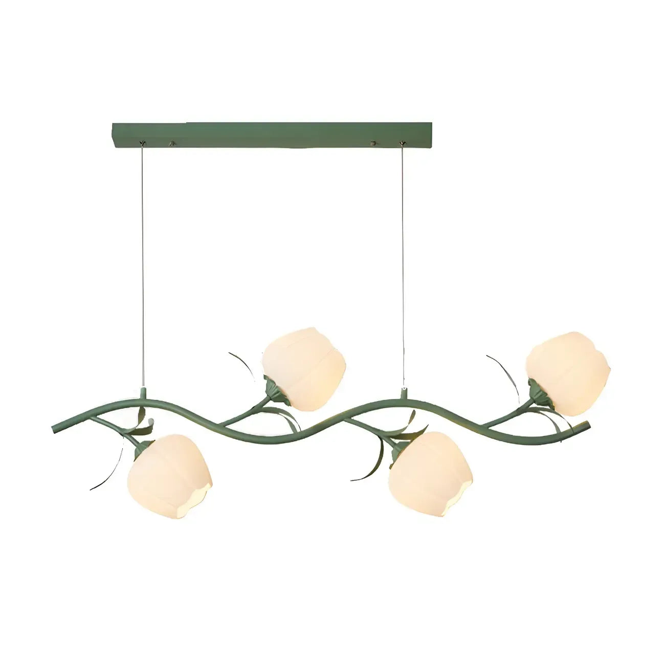 Elegant Modern Flower-Shaped Island Pendant Light for Kitchen