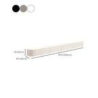 87 Black Modern Oak Wood Storage Floating TV Stand